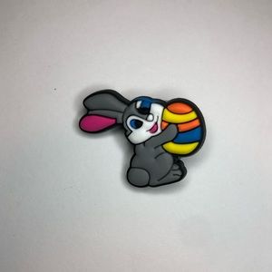 Cute Bunny Shoes Charm